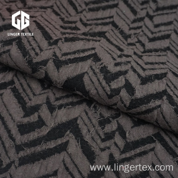 Wave Pattern CVC Jacquard Fabric For Fashion